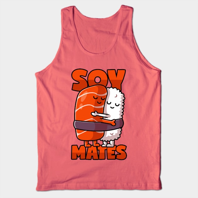 Sushi Soul Mates with Soy Sauce Tank Top by voidea